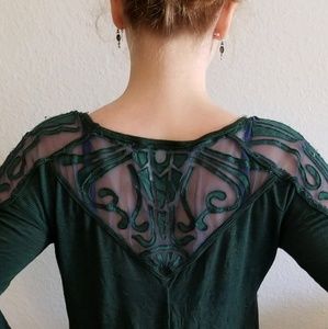 Green Free People Shirt